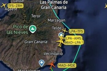 INCIDENTE EN UN VUELO A MEDELLÍN QUE DEBE ATERRIZAR EN GRAN CANARIA1 25-12-25