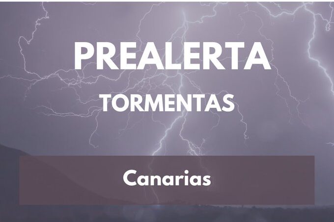 PREALERTA POR TORMENTAS EN CANARIAS 31-12-25