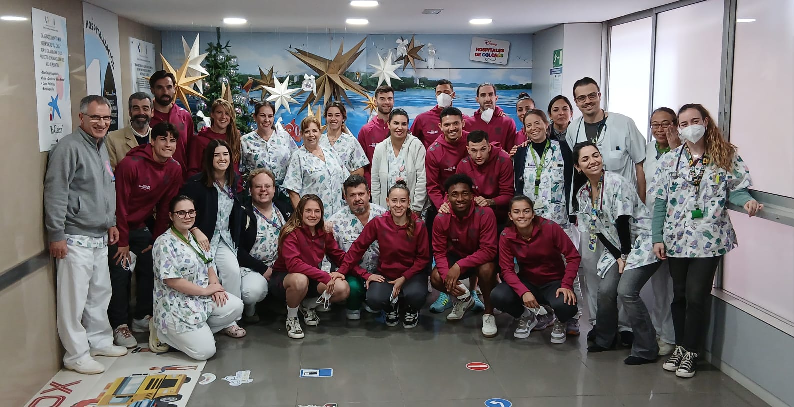 Visita CD Tenerife HUC grupo