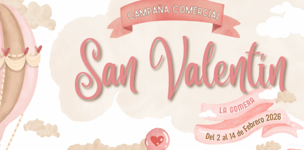 290126 Cartel campaña comercial San Valentín 2026 La Gomera
