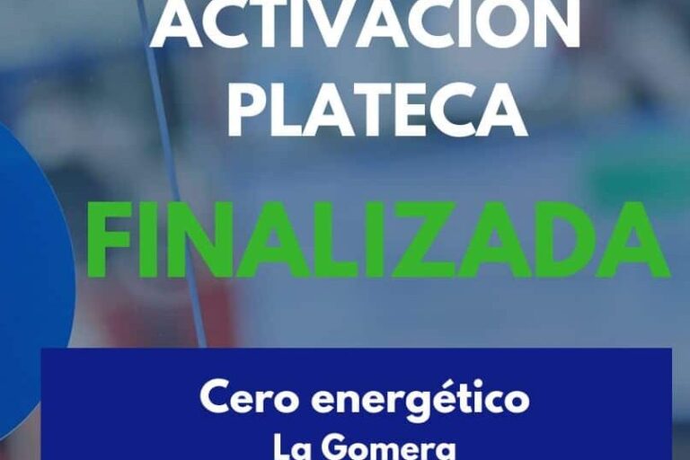 ACTIVACIÓN DEL PLATECA FINALIZADA-CERO ENERGÉTICO EN LA GOMERA 18-1-26