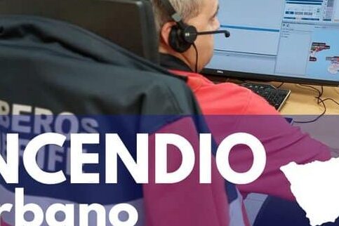 ALERTA POR EL INCENDIO DE UN EDIFICIO DE VIVIE3NDAS EN LA LAGUNA 26-1-26