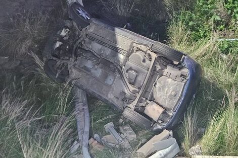 EN ESTADO GRAVE TRAS CAER POR UN DESNIVEL Y VOLCAR EL TURISMO CON EL QUE CIRCULABA POR ARINAGA-AGÜIMES-GRAN CANARIA 19-1-26