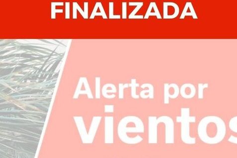 FINALIZADA ALERTA POR VIENTOS EN CANARIAS 4-1-26