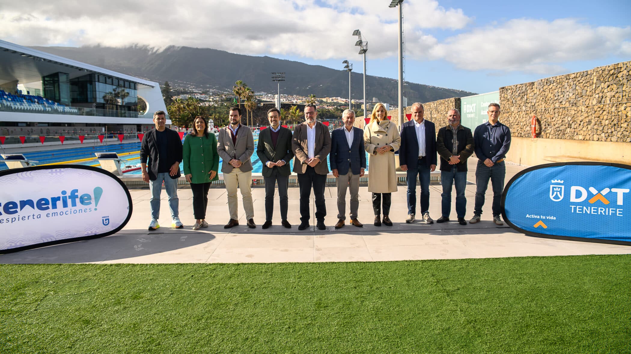 FOTO. Imagen de archivo de la presentación del campeonato del mundo júnior femenino de waterpolo 2026, que también acogerá el CDAT, en Tenerife