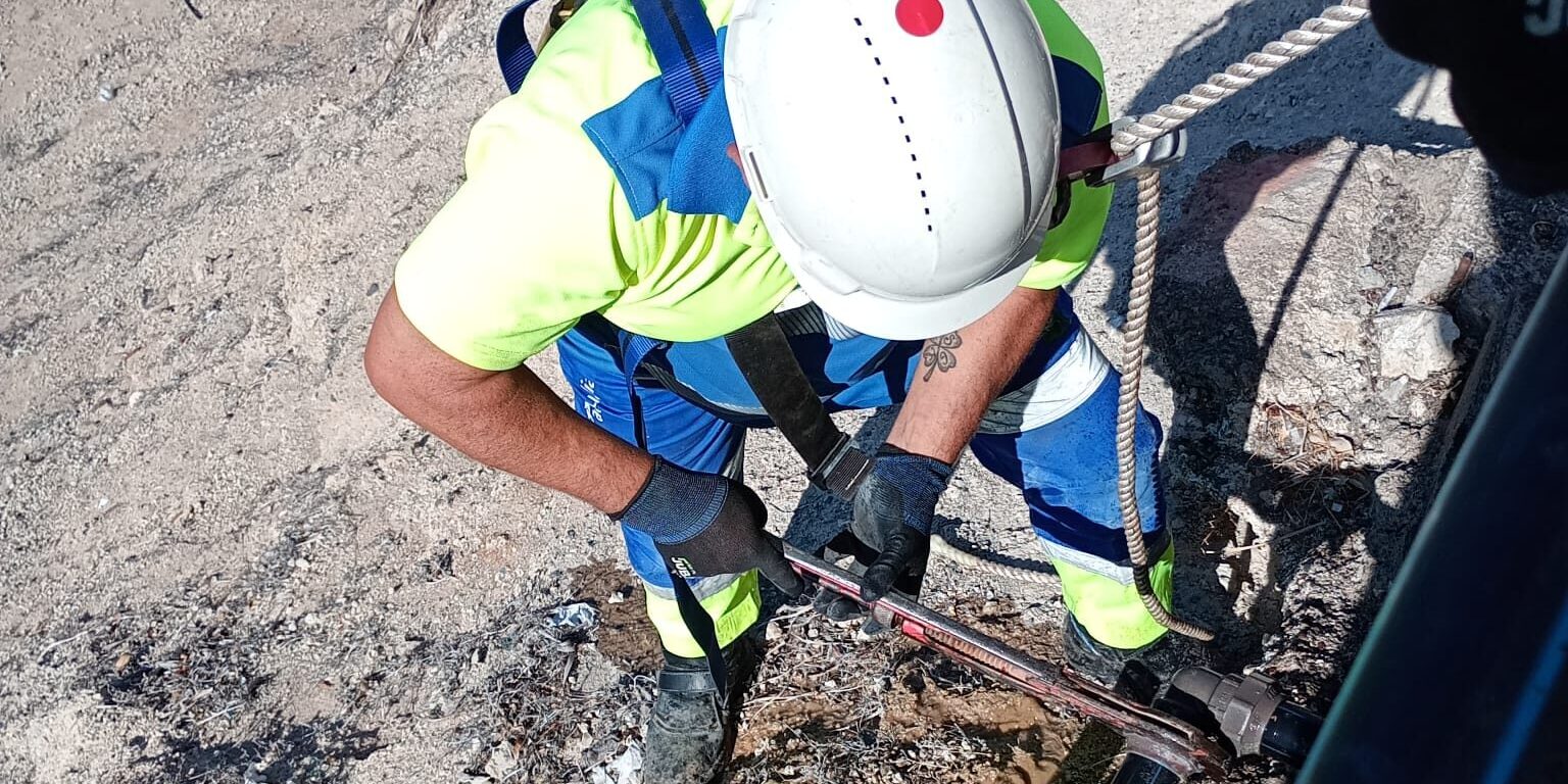 Foto obras mejora Adeje Entemanser