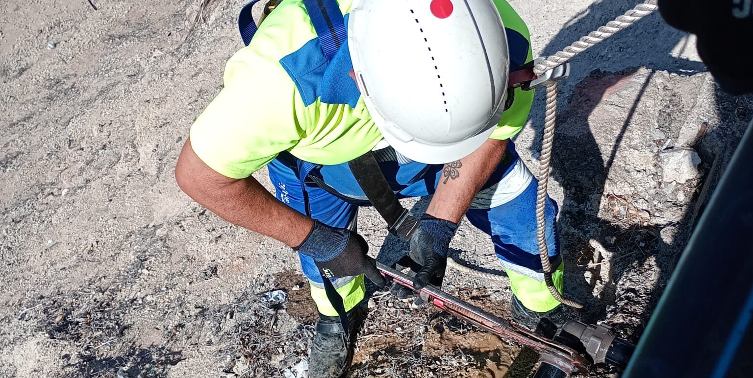 Foto obras mejora Adeje Entemanser