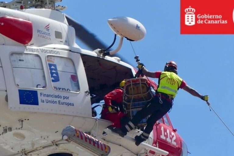 HELICÓPTERO DEL GES-SAN BARTOLOMÉ DE TIRAJANA 1-11-25