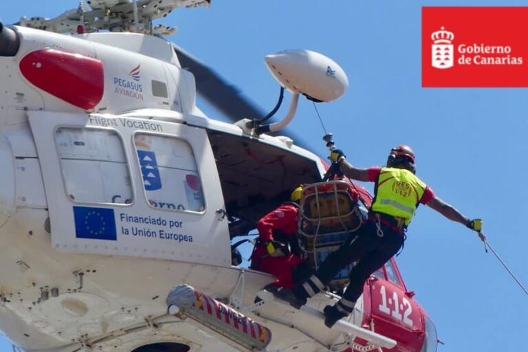 HELICÓPTERO DEL GES-SAN BARTOLOMÉ DE TIRAJANA 1-11-25