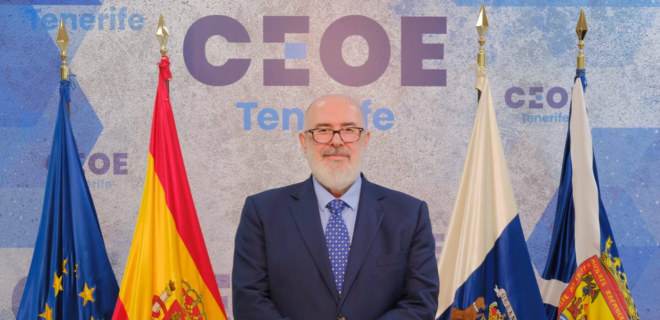 Pedro Alfonso, presidente de CEOE Tenerife