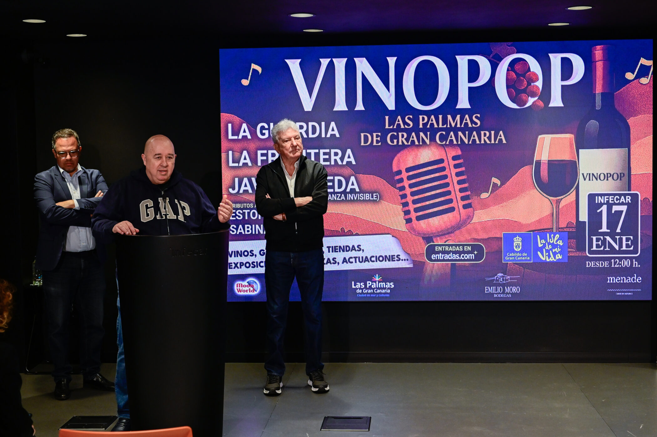 Presentación conciertos Vinopop