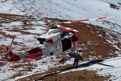 RESCATADO UN SENDERISTA ACCIDENTADO POR EL HELICÓPTERO DEL GES 27-1-26
