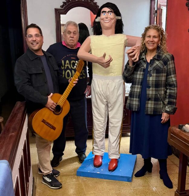 060226 Visita a Domingo Gonz�lez creador Rascay� Carnaval 2026