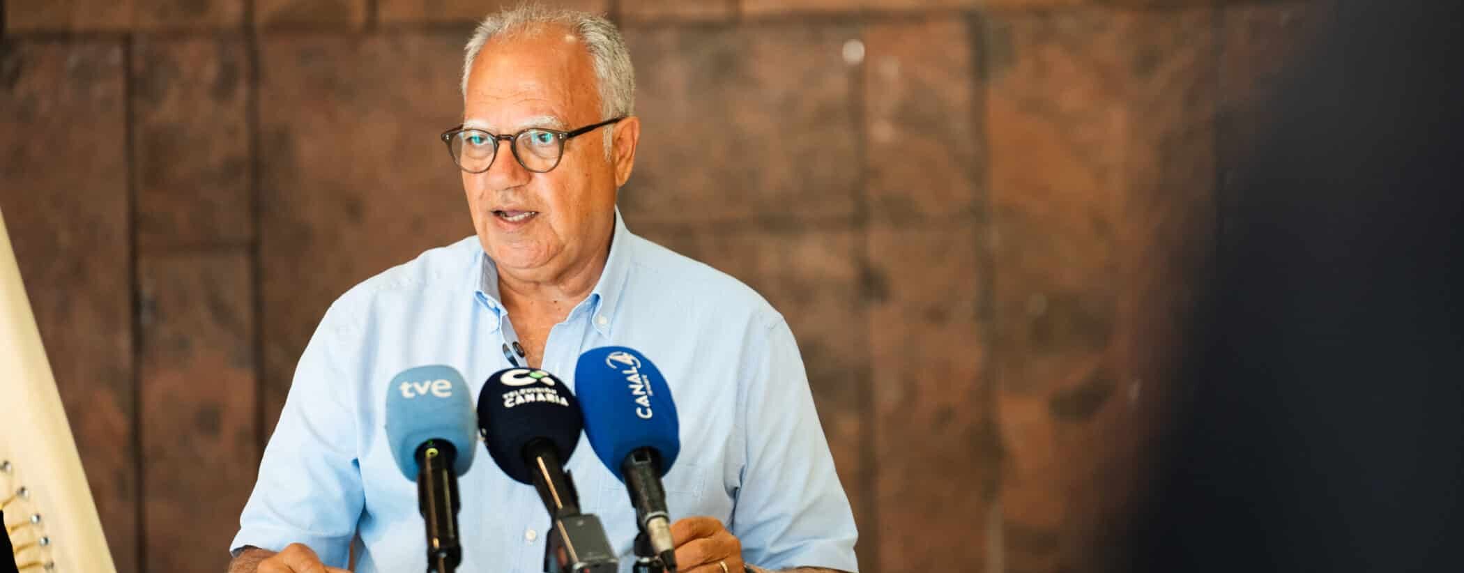 230226 Casimiro Curbelo, presidente del Cabildo de La Gomera