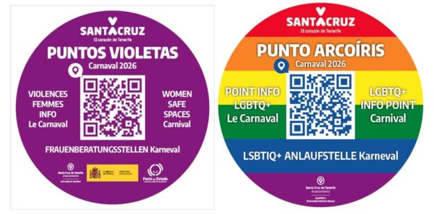 260211 Pegatinas Puntos Violeta y Arcoíris