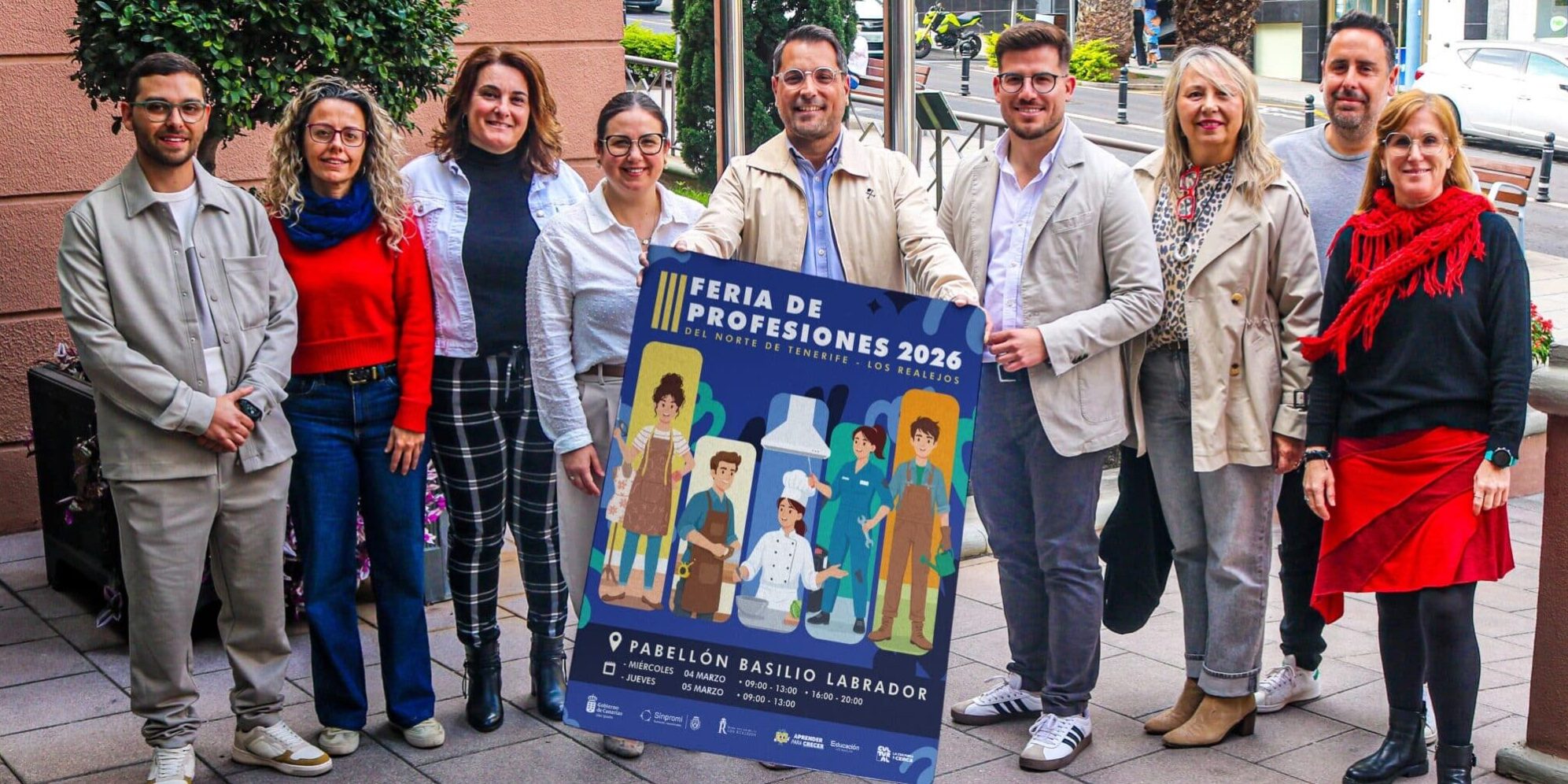 270226 Presentaci�n de la III Feria de las Profesiones 2026 con cartel