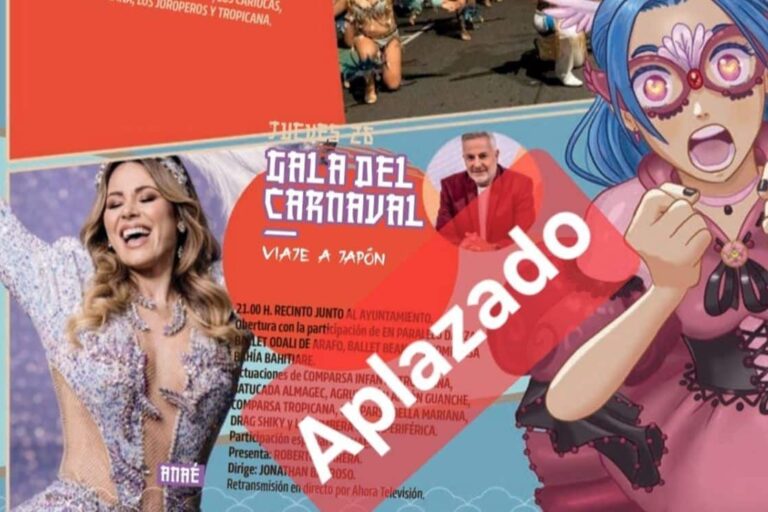 APLAZADA LA GALA DE MURGAS EN CANDELARIA POR LA DANA 26-2-26