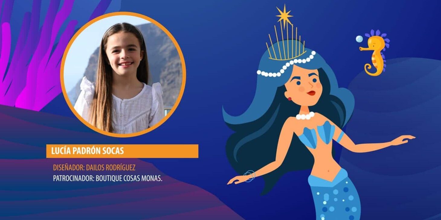 Candidatas infantiles a Reina del Carnaval de Los Gigantes 2026