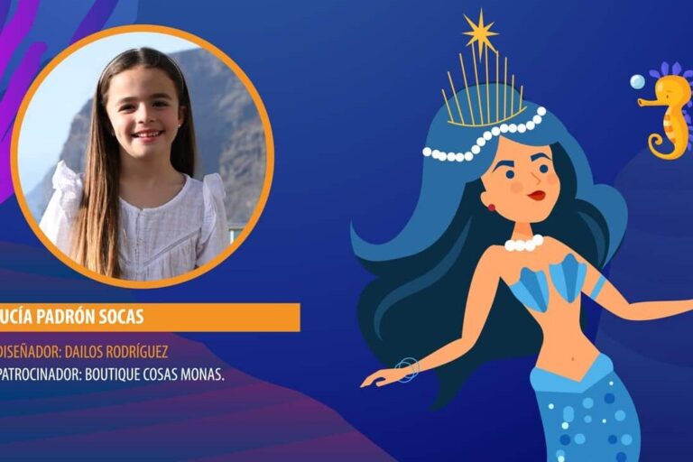 Candidatas infantiles a Reina del Carnaval de Los Gigantes 2026