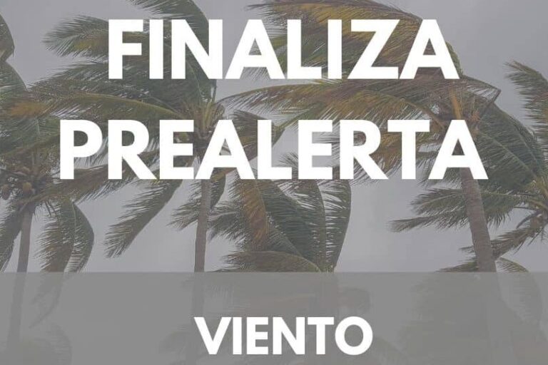 FINALIZA LA PREALERTA POR VIENTO EN CANARIAS 16-2-26