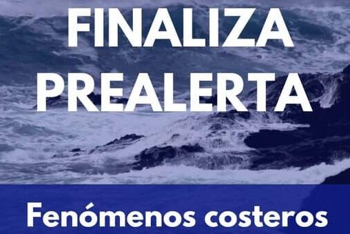 FINALIZA PREALERTA POR FENÓMENOS COSTEROS EN CANARIAS 22-2-26