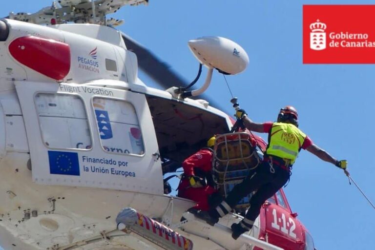 HELICÓPTERO DEL GES-SAN BARTOLOMÉ DE TIRAJANA 1-11-25