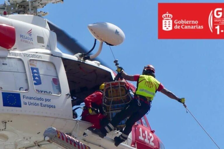 HELICÓPTERO DEL GES-SAN BARTOLOMÉ DE TIRAJANA 1-11-25