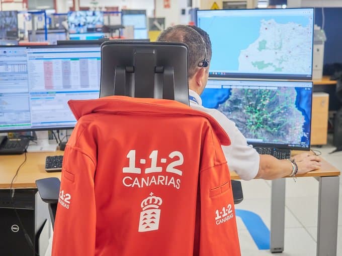 HOMBRE HERIDO DE CARÁCTER MODERADO AL QUEDAR ATRAPADO POR UN BLOQUE DE HORMIGÓN EN LAS PALMAS DE GRAN CANARIA 21-2-26