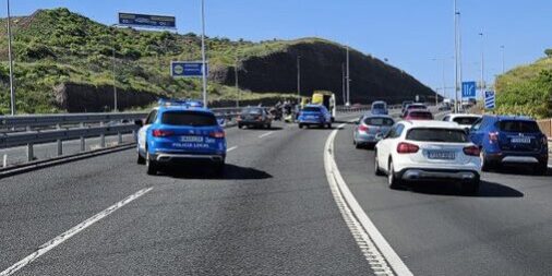 MOTORISTA HERIDO TRAS UNA COLISIÓN CON UN TURISMO EN LA GC-3 EN LAS PALMAS DE GRAN CANARIA 21-2-26
