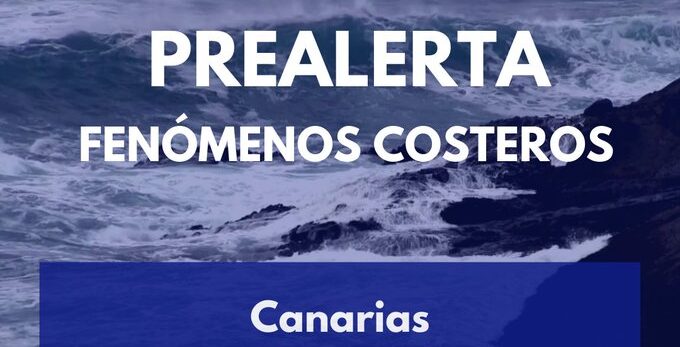 PREALERTA POR FENÓMENOS COSTEROS EN CANARIAS-ACTUALIZACIÓN 1-2-26