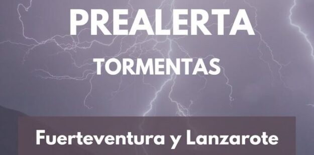 PREALERTA POR TORMENTAS EN FUERTEVENTURA Y LANZAROTE 26-2-26