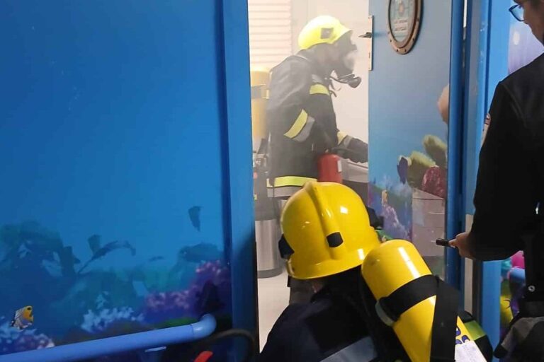 Simulacro incendio Pediatría