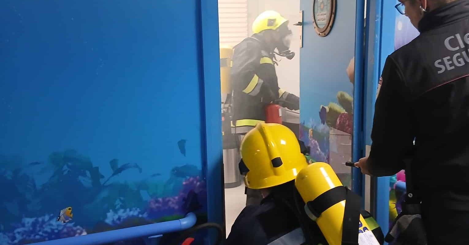 Simulacro incendio Pediatría