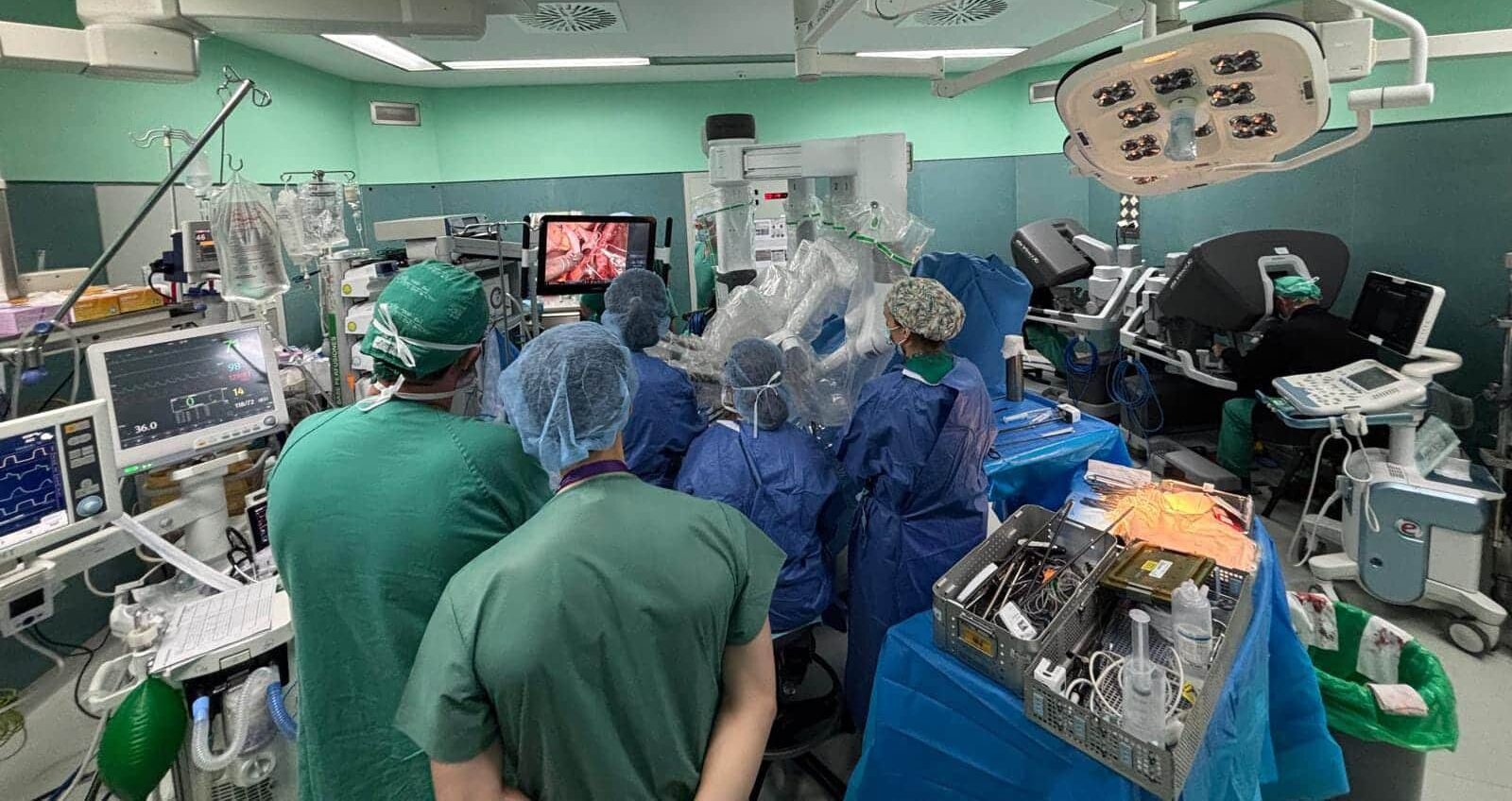 Tx renal vivo con cirugía robótica panorámica
