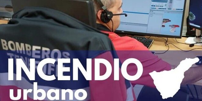 VARIAS LLAMADAS ALERTAN DE UN INCENDIO DECLARADO EN UN EDIFICIO DE VIVIENDAS EN EL FRAILE-ARONA 9-2-26