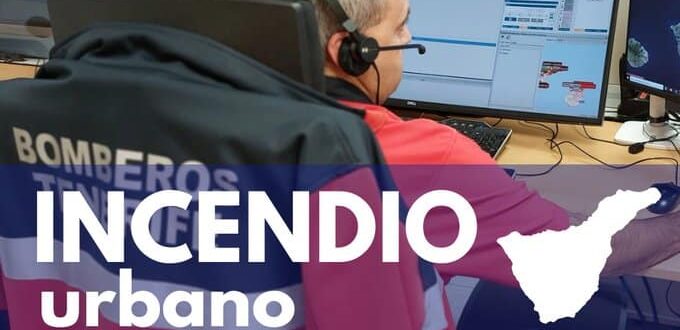 VARIAS LLAMADAS ALERTAN DE UN INCENDIO DECLARADO EN UN EDIFICIO DE VIVIENDAS EN EL FRAILE-ARONA 9-2-26