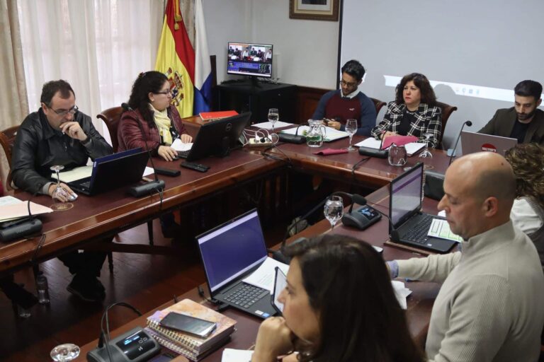 pleno TACORONTE. Tarsis Morales (izda)