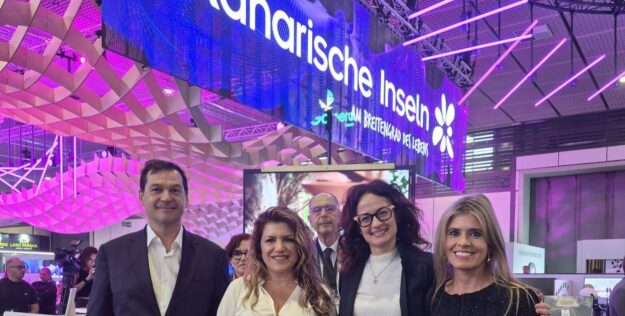 070326 La consejera insular de Turismo, María Isabel Méndez, durante su agenda de reuniones profesionales en la ITB de Berlín