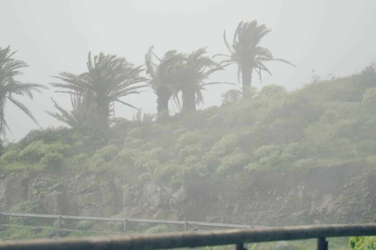 230326 Paso de la borrasca Therese por la isla de La Gomera