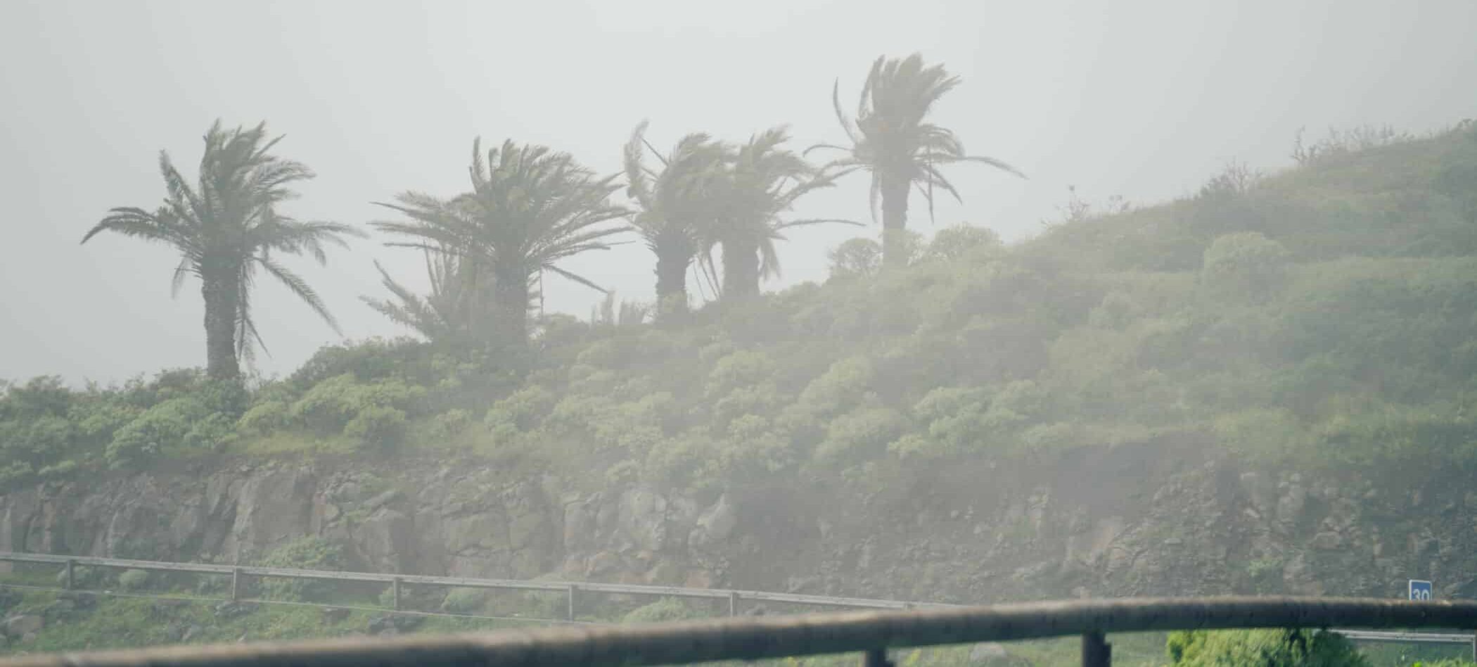 230326 Paso de la borrasca Therese por la isla de La Gomera