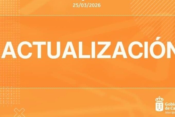 ACTUALIZACIÓN DE LA ACTIVIDAD LECTIVA EN CANAROAS 25-3-26