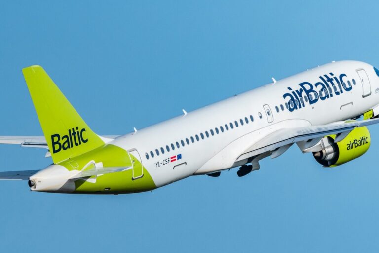 Avión de Air Baltic
