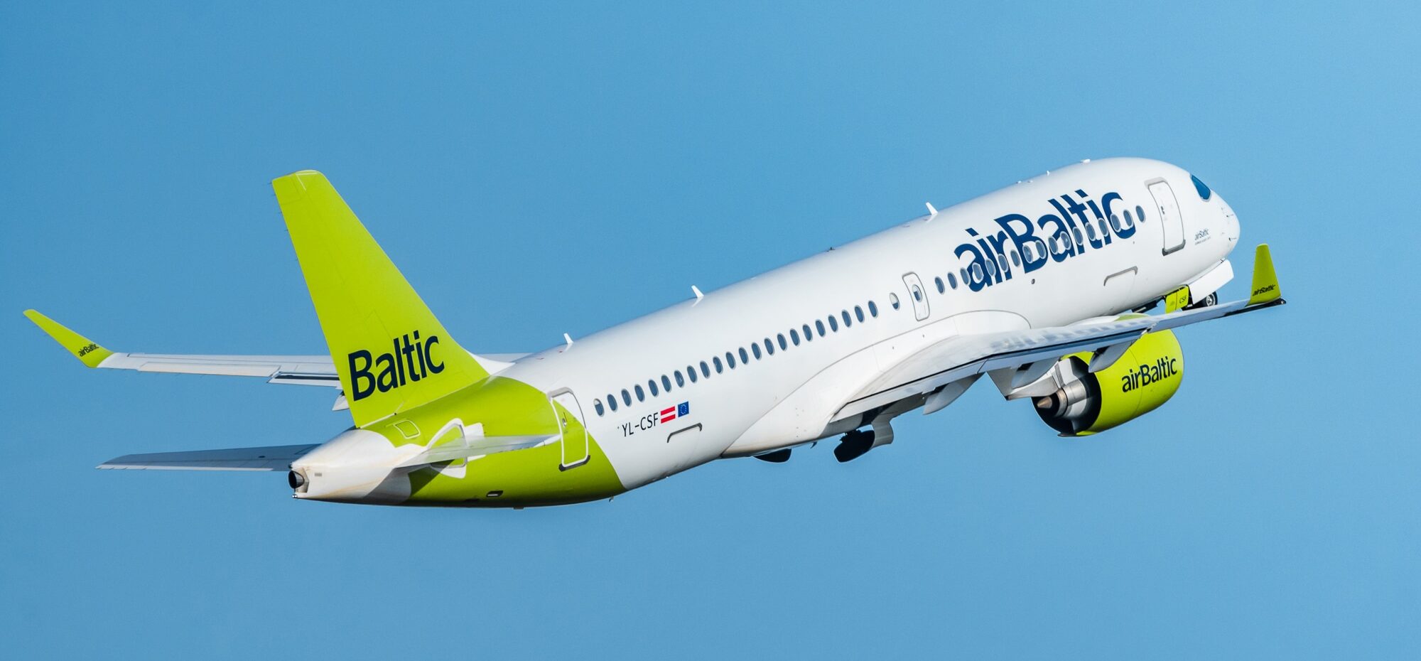 Avión de Air Baltic