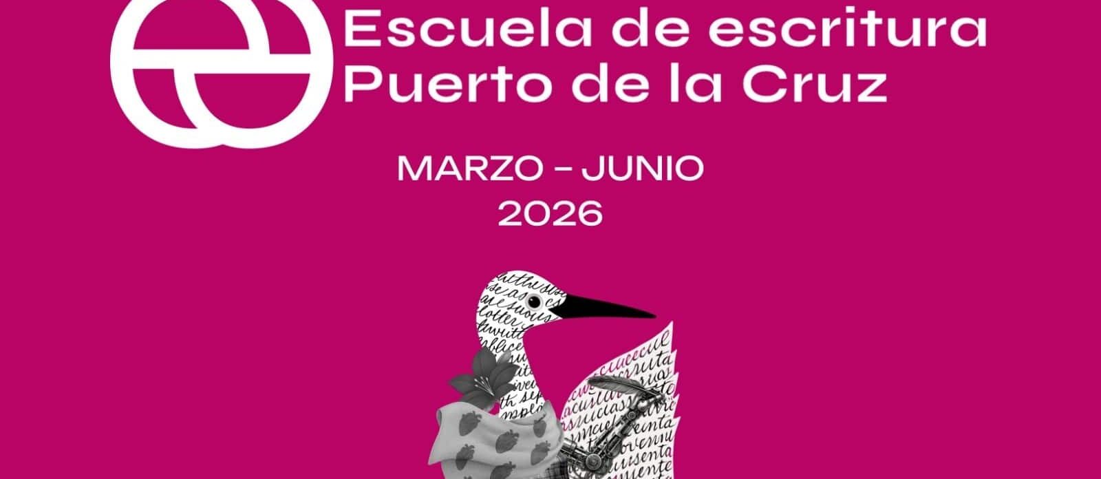 CARTEL ESCUELA DE ESCRITURA PUERTO DE LA CRUZ