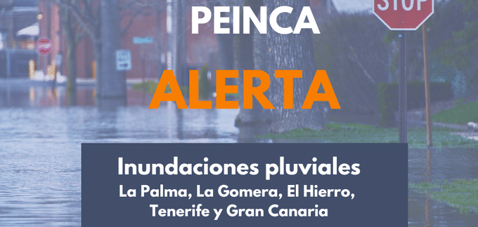 EL GOBIERNO ACTUALIZA SITUACIÓN PASANDO A ALERTA POR INUNDACIONES PLUVIALES EN LA PALMA, LA GOMERA, EL HIERRO, TENERIFE Y GRAN CANARIA-FUERTEVENTURA Y LANZAROTE, EN PREALERTA 21-3-26