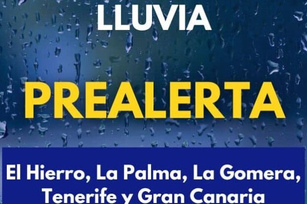 EL GOBIERNO DE CANARIAS ACTUALIZA LA SITUACIÓN A PREALERTA POR LLUVIA EN ISLAS OCCIDENTALES Y GRAN CANARIA 26-3-26