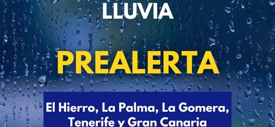 EL GOBIERNO DE CANARIAS ACTUALIZA LA SITUACIÓN A PREALERTA POR LLUVIA EN ISLAS OCCIDENTALES Y GRAN CANARIA 26-3-26