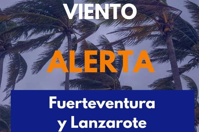 EL GOBIERNO DE CANARIAS ACTUALIZA LA SITUACIÓN Y PASA A ALERTA POR VIENTO EN LANZAROTE Y FUERTVENTURA 3-3-26