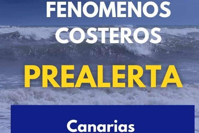EL GOBIERNO DE CANARIAS ACTUALIZA LA SITUACIÓN Y PASA A PREALERTA POR FENÓMENOS COSTEROS EN TODAS LAS ISLAS 22-3-26