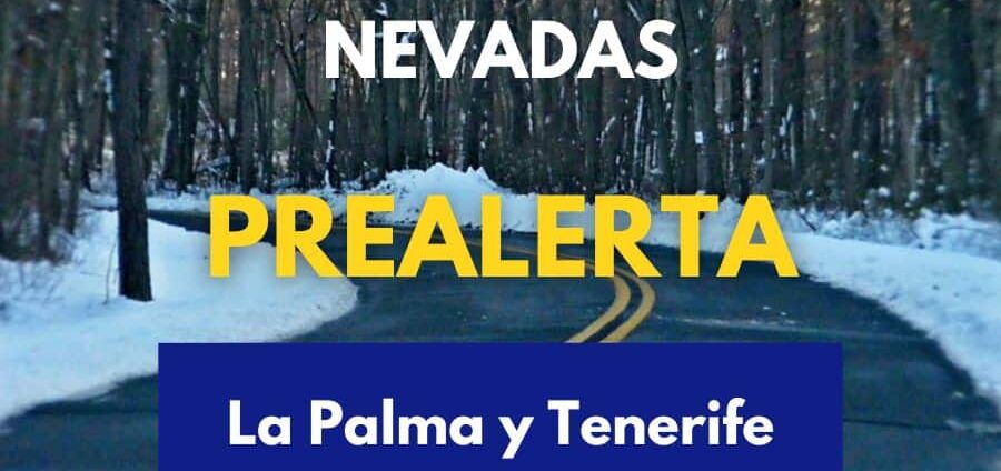 EL GOBIERNO DE CANARIAS DECLARA LA PREALERTA POR NEVADAS EN LA PALMA Y TENERIFE 18-3-26
